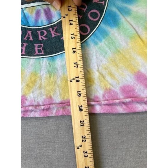 Pink Floyd Shirt Women Large Blue Cropped Short Sleeve Pullover Tee Ladies.‎ - Picture 8 of 9